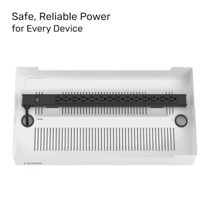 Line Leader 12-Device Desktop Charging Station for Laptops & Electronics
