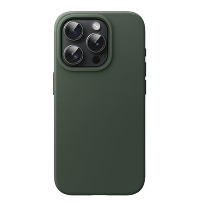 JETech Silicone Case for iPhone 15 Pro, Cypress | Silky Soft Touch, Shockproof Protection, Scratch Resistant, Microfiber Lining - color: Cypress, size: iPhone 15 Pro