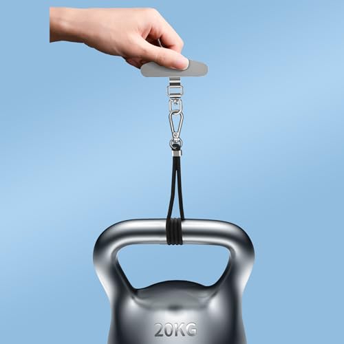 TENOC 360 Rotation Metal Phone Tether Tab, 2Pcs, Silver - color: 360° Rotation-silver