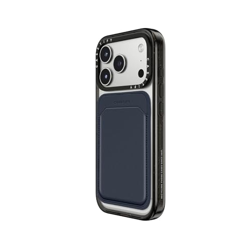 CASETiFY Snappy BioVeg Tumbled Wallet [Compatible with Magsafe] - Navy - color: Navy