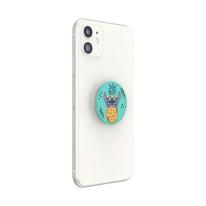 PopSockets Phone Grip with Expanding Kickstand, Adhesive Grip, Disney, Cute PopSockets - Stitch Pineapple - color: Pineapple, style: Adhesive