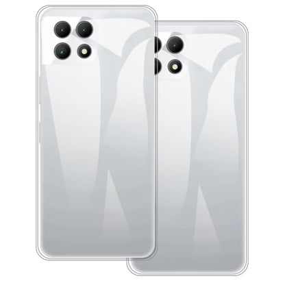 2-Pack TPU Case for T-Mobile T Phone 2 5G - Clear | 6.6" Soft Flexible Gel Cover, Shockproof Anti-Scratch Protective Phone Bumper - color: Clear+Clear