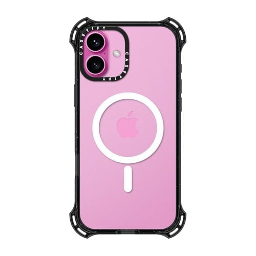 CASETiFY for iPhone 16 Plus Case - Bounce Compatible with MagSafe | Shockproof | 21.3 ft. 6X Military Grade Drop Protection | Black - color: Clear Black, size: Iphone 16 Plus (6.7")