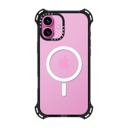 CASETiFY for iPhone 16 Plus Case - Bounce Compatible with MagSafe | Shockproof | 21.3 ft. 6X Military Grade Drop Protection | Black - color: Clear Black, size: Iphone 16 Plus (6.7")