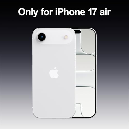 PAUL B for 2025 iPhone 17 Air Case (Compatible with MagSafe) Military Grade Drop Protection(Drop Tested up to 13FT) Anti Yellowing|Magnetic Rugged Shockproof Phone Cover (Clear, iPhone 17 Air) - color: Clear, size: iPhone 17 Air