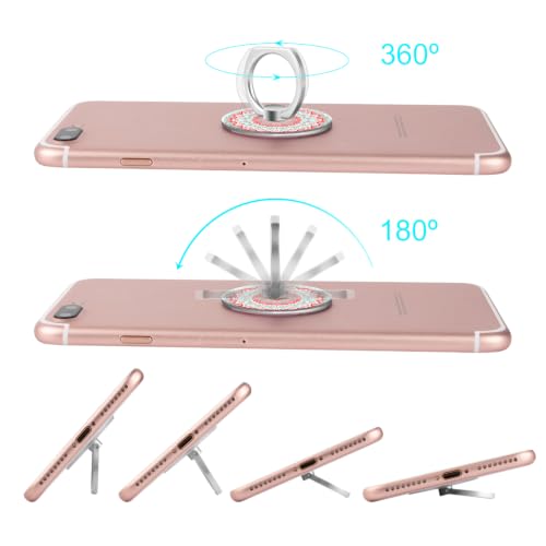 Bonoma Phone Ring Stand Holder,3-Pack 360 Degree Rotation Mandala - color: Mandala
