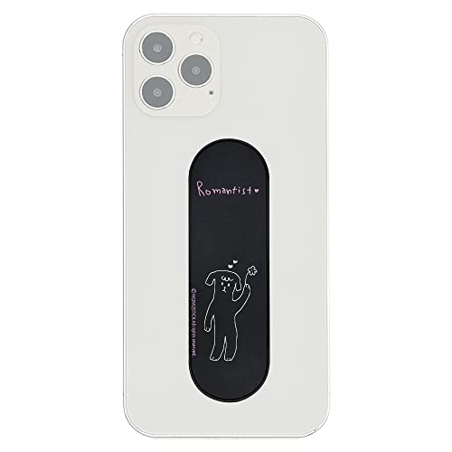 Momostick Flatstick, Cell Phone Finger Grip Strap Holder for Hand, Cell Phone Stand, New Slim Finger Loop Selfie Grip Compatible with Most Smartphones-Romanticist - color: Romanticist