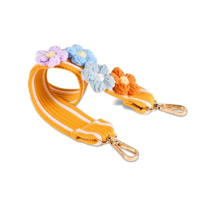 chushui Clip and Go Strap for Phone with Wallet Crossbody, Adjustable Anti-Theft Cell Phone Lanyard,Purse Strap with Zippered Pouch, for Women - color: Yellow-short