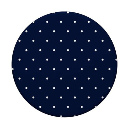 Navy Blue Polka Dot PopSockets Adhesive PopGrip - style: Adhesive PopGrip