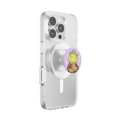 PopSockets Phone Grip for MagSafe, Magnetic Holder- Frog Prince - color: Frog Prince, style: MagSafe