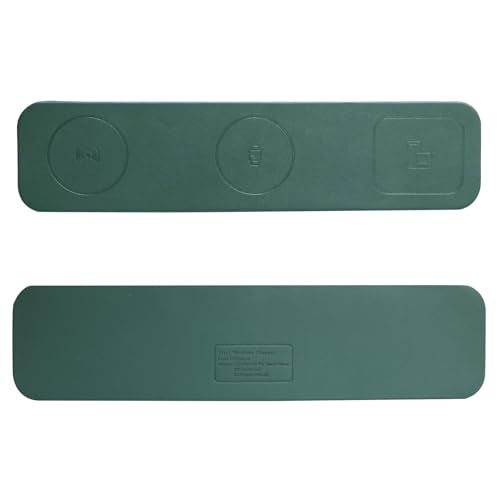 3 in 1 Wireless Charger Compatible with Apple Watch/Earbuds/Smart Phone, Wireless Charging Pad for iPhone 12 13 14 15 Pro Max, iWatch, Airpods (Green) - color: Green