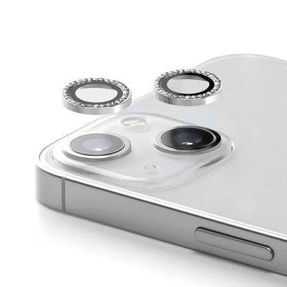 CASETiFY Camera Lens Gem [Easy Application] for iPhone 15/15 Plus - Silver - color: Silver, size: iPhone 15 / 15 Plus
