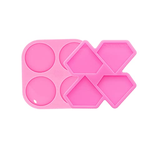 Super Glossy Resin Mold Phone Grip Epoxy Molds, Silicone Molds for Badge Reel DIY Telephone Stands Design (YMDY0533+DY1126) - color: YMDY0533+DY1126