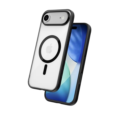 FLOLAB Surtect Tri-Fusion Magnetic for iPhone 17 Air Case Protective Slim Design Magsafe Compatible Military Grade - Black Clear Black - color: Black Clear Black, size: iPhone 17 Air