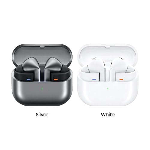 Samsung Galaxy Buds 3 Pro AI True Wireless Bluetooth Earbuds, Noise Cancelling, Sound Optimization, Redesigned Comfort Fit, Silver [US Version, Amazon Exclusive, 2Yr Warranty] - color: Silver, style: Buds 3 Pro