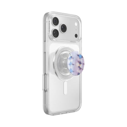 PopSockets Phone Grip for MagSafe, Magnetic Holder- Rigid Tie Dye - color: Tie Dye Purple, style: MagSafe