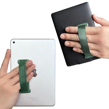 Hand Holder Strap for ipad, Tablet Hand Holder Strap, Universal Handle Grip for iPad Kindle, Mini Tablets and Cases (Green) - color: GREEN