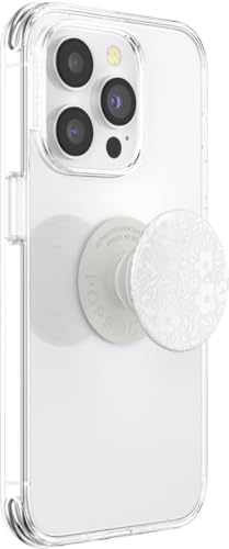PopSockets Adhesive Phone Grip, Holder- Blanc Fresh - color: Blanc Fresh, style: Adhesive