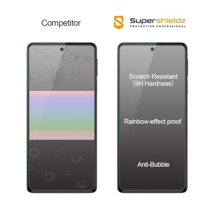 Supershieldz (3 Pack) Designed for Motorola Edge (2022) Tempered Glass Screen Protector, Anti Scratch, Bubble Free