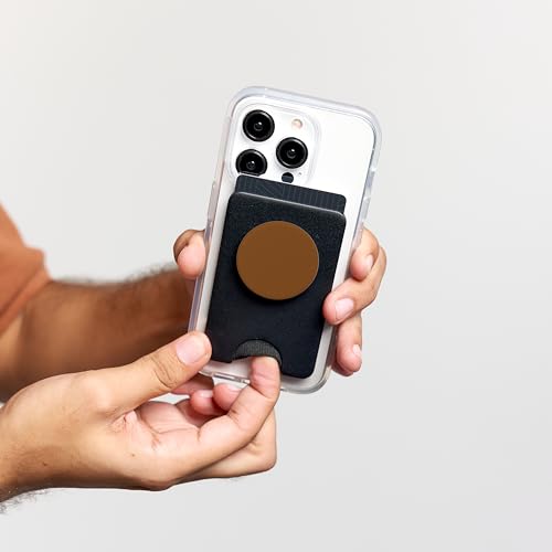 PopSockets Phone Grip & Stand - Brown PopSockets PopWallet for MagSafe - style: Magnetic PopWallet