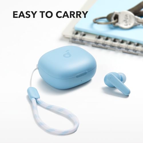 Soundcore by Anker P20i True Wireless Earbuds, with Big Bass, 30H Playtime - color: Light Blue