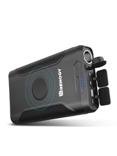 Renogy 72000mAh 266Wh 12v Power Bank with 60W PD, CPAP Battery for Camping, High Capacity Large Camping Power Bank with USB-C DC Wireless Charging & Flashlight, Backup Power Supply for Starlink Mini