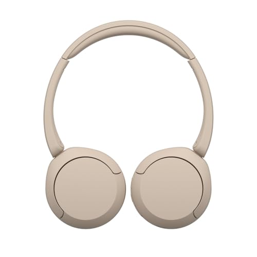 Sony WH-CH520 Wireless On-Ear Bluetooth Headphones with Mic, Cappuccino - color: Cappuccino