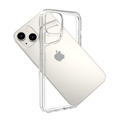 for iPhone 14/13 Clear Bumper Frame No-Back Case, Thin Ultra-Light Anti-Yellowing Transparent Protection Heat Dissipation Bezel Phone Cover Case 6.1" - color: Clear, size: iPhone 14/13