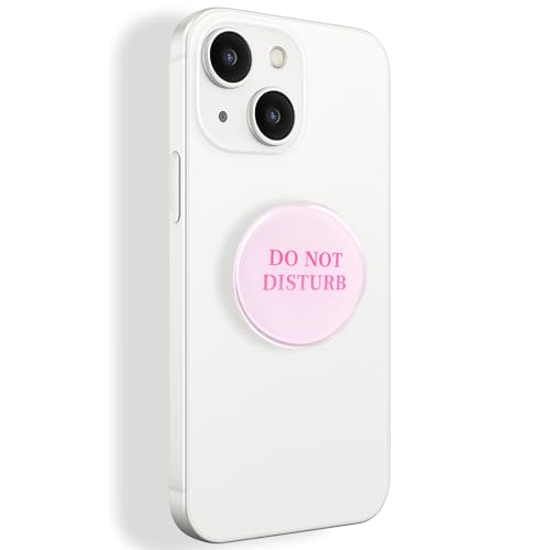 Cute Donot Disturb Expandable Collapsible Grip, for with Kindle E-Readers, iPhones and Smartphones,Rotating Folding Elastic Base, A Gift for Book Lover - color: DO NOT DISTURB