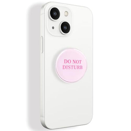 Cute Donot Disturb Expandable Collapsible Grip, for with Kindle E-Readers, iPhones and Smartphones,Rotating Folding Elastic Base, A Gift for Book Lover - color: DO NOT DISTURB