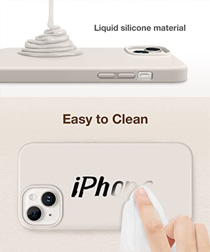GONEZ Magnetic for iPhone 13/14 Case, Silicone Cover Stone - color: A-Stone, size: Iphone 13 /Iphone 14