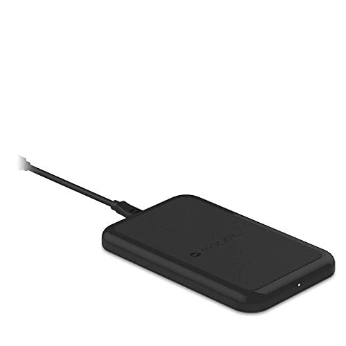Mophie Charge Force Wireless Charge Pad - Qi Wireless Charging for Apple iPhone X, iPhone 8, iPhone 8 Plus, and Qi Enabled Smartphones and Juice Packs - Black