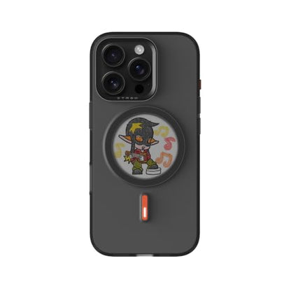 Instant Custom Case for iPhone 16 Pro (Black) | Battery-Free E Ink Phone Case, Personalize Your Case with Photos & AI Creations, MagSafe Compatible - color: Black, size: iPhone 16 Pro