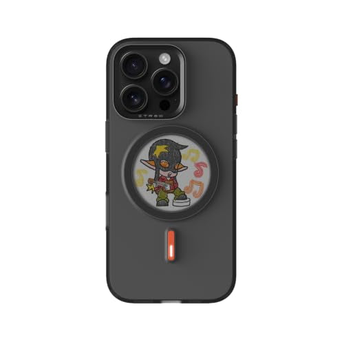 Instant Custom Case for iPhone 16 Pro (Black) | Battery-Free E Ink Phone Case, Personalize Your Case with Photos & AI Creations, MagSafe Compatible - color: Black, size: iPhone 16 Pro