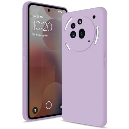 Silicone Case for Nothing Phone 3A Pro, Purple - color: Purple, size: Nothing Phone 3A Pro