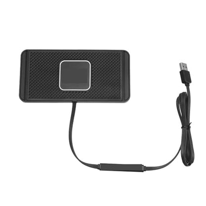 Phone Holder Charger Mat Silicone Mat Non Slip Pad Holder Car Wireless Non Slip Charger Practical
