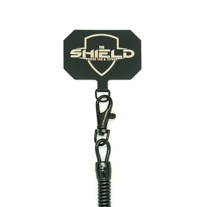 Rogue Fishing The Shield Phone Tab & Tether – Anti Theft Strap with Retractable Phone Tether – Waterproof Leash Lanyard for Kayak, Fishing, and Outdoor Gear Security