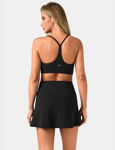 Colorfulkoala Dreamlux Tennis Skirts - color: Black, size: X-Large