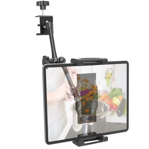Tablet Stand for iPad, Adjustable Aluminum Desk Mount for 6-15.6" Devices