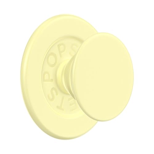 PopSockets Phone Grip for MagSafe, Magnetic Holder- Butter Yellow - color: Butter Yellow, style: MagSafe
