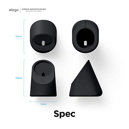elago MS1 Charging Stand for MagSafe Charger - color: Black