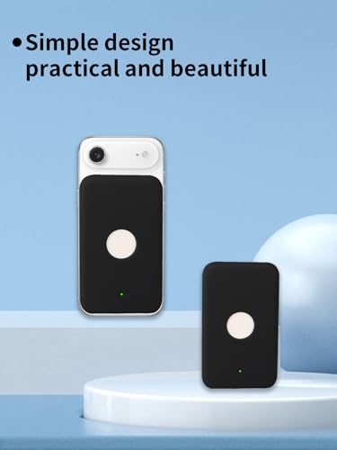 Compatible with Apple iPhone Air MagSafe Battery,UYRUREL Premium Silicone Shockproof Protection Ultra-Thin Design, Comfortable and Skin-Friendly,Black. - color: Black