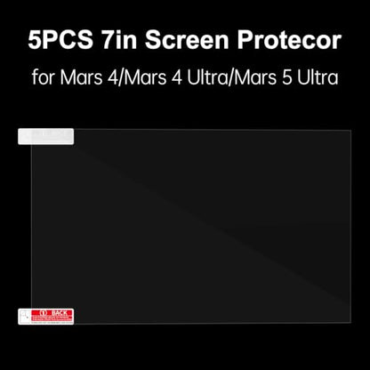5PCS 7in Screen Protector for Elegoo Mars 4/Mars 4 Ultra/Mars 5 Ultra - style: 7in for Mars 4/4 Utra/5 Ultra