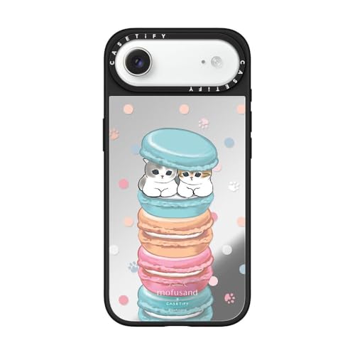 CASETiFY for iPhone Air Case - Mirror Compatible with MagSafe | Reflective | 4.9 ft. Drop Protection | Chef's Special | Silver On Black - color: Chef's Special, size: Iphone Air (6.5")