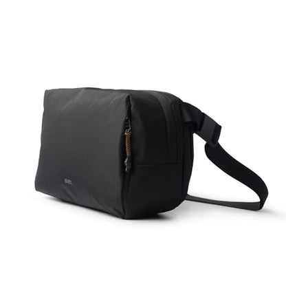 Allett Daily Sling Bag for Men & Women, Water-Resistant Nylon Crossbody - color: Black