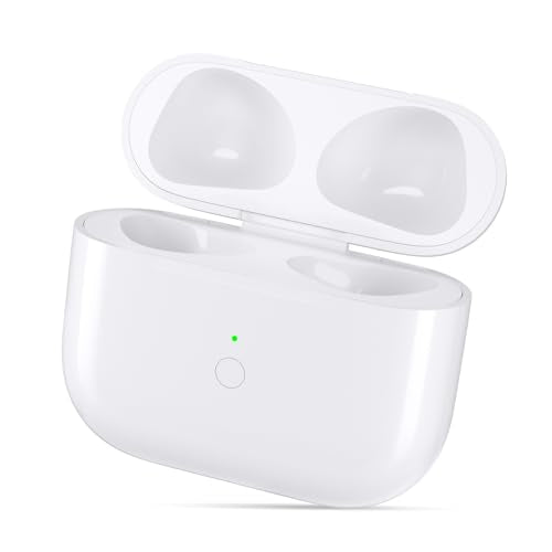 Mellif Replacement Charging Case Compatible with AirPods 3rd,No Earbuds | 600mAh Sync Button 20-Min Fast Charging Wireless Charger - size: 2.89"(3rd)