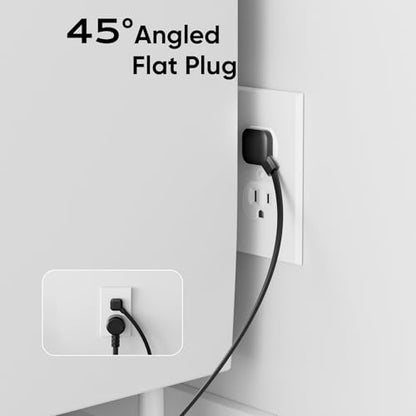 Desk Clamp Power Strip, 4 AC Outlets 4 USB Ports, Fit 1.7in Tabletop Edge - size: 6FT