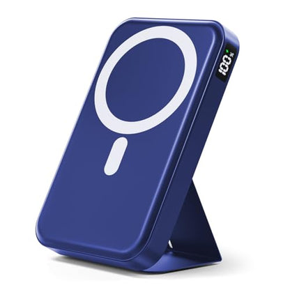 for MagSafe Power Bank 10000mAh, Magnetic Portable Charger - color: Dark Blue