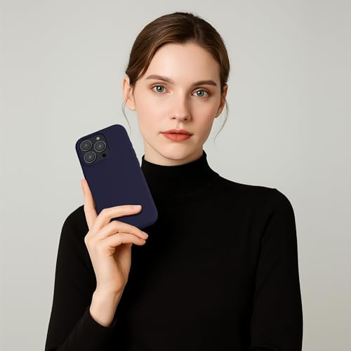 kwmobile Case Compatible with Apple iPhone 16 Pro Case - TPU Silicone Phone Cover with Soft Finish - Deep Ocean - color: Deep Ocean, size: iPhone 16 Pro