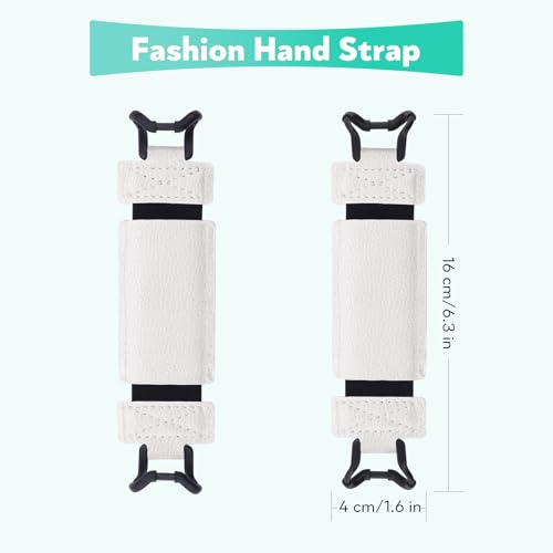 Secure Hand Strap for Kindle and Tablet - High Elasticity Finger Grip Holder Accessories for 6-8 Inches E-Book Tablet. - color: White